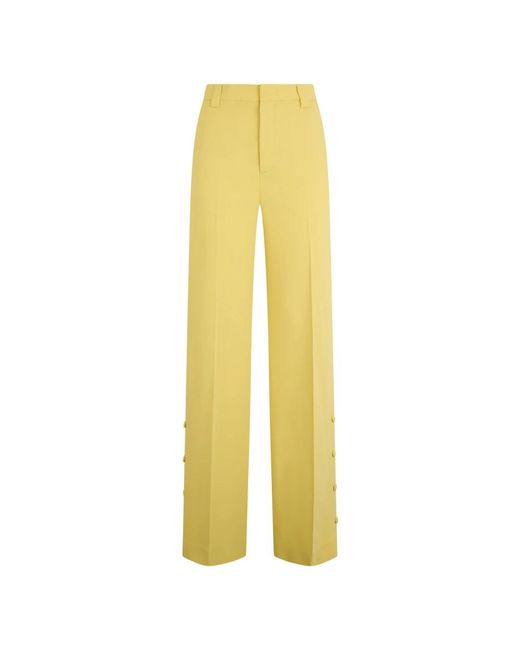 RED Valentino Yellow Wide Trousers