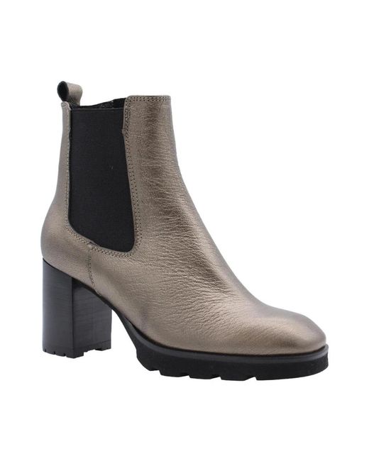 CTWLK Gray Heeled Boots