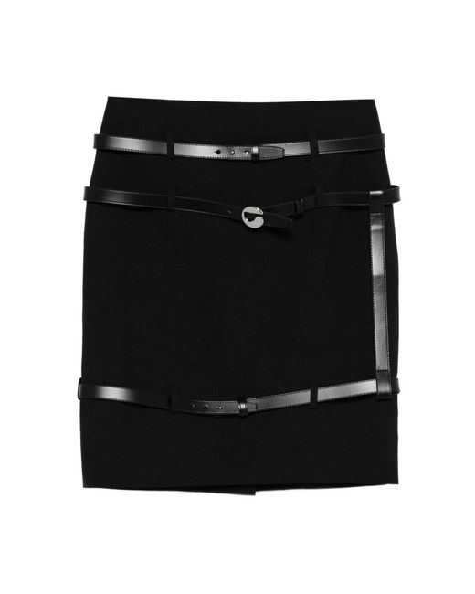 Coperni Black Short Skirts