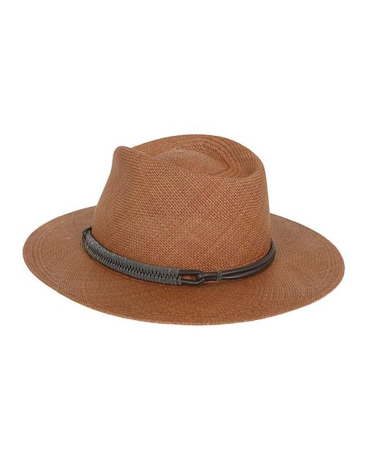Brunello Cucinelli Brown Hats