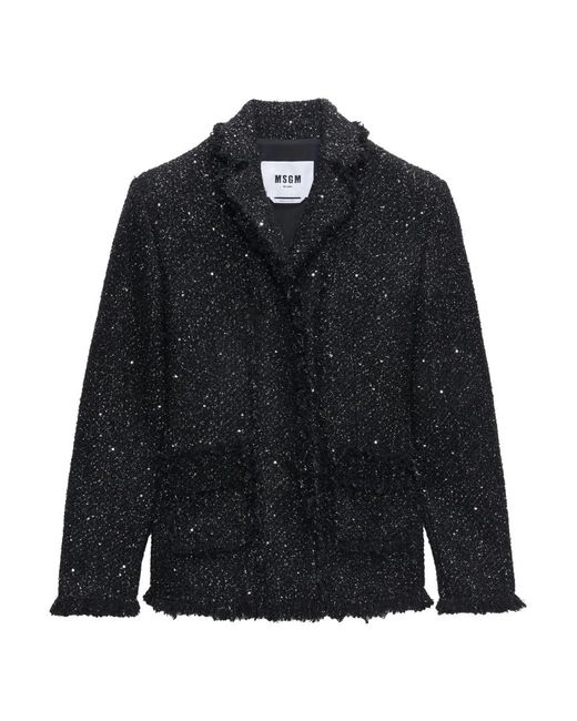 Light Jackets MSGM en coloris Black