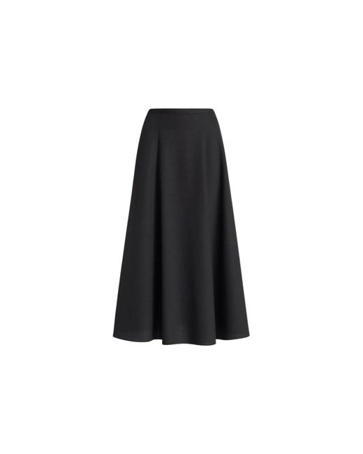 Alberta Ferretti Black Midi Skirts