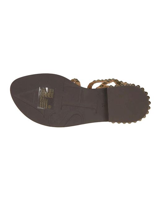 Flat Sandals Ash en coloris Brown