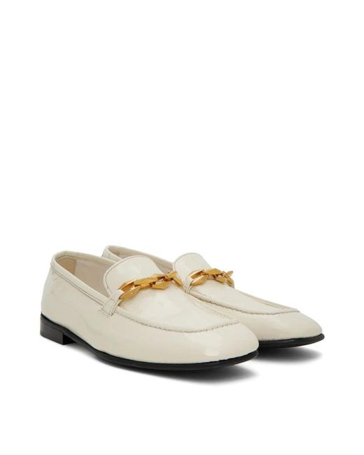 Jimmy Choo Diamond Tilda Loafers in het White