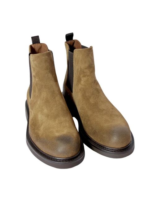 Marco Ferretti Brown Chelsea Boots for men