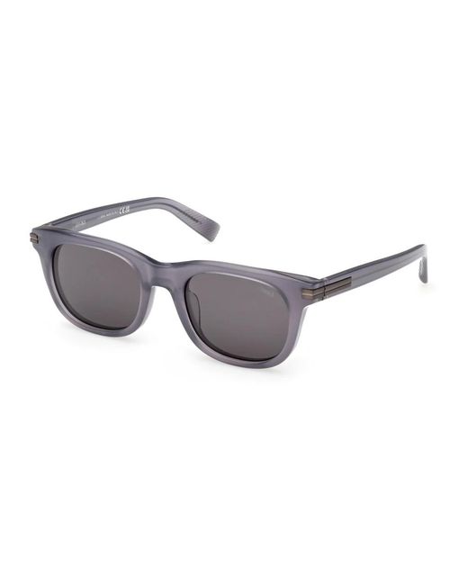 Zegna Gray Sunglasses for men