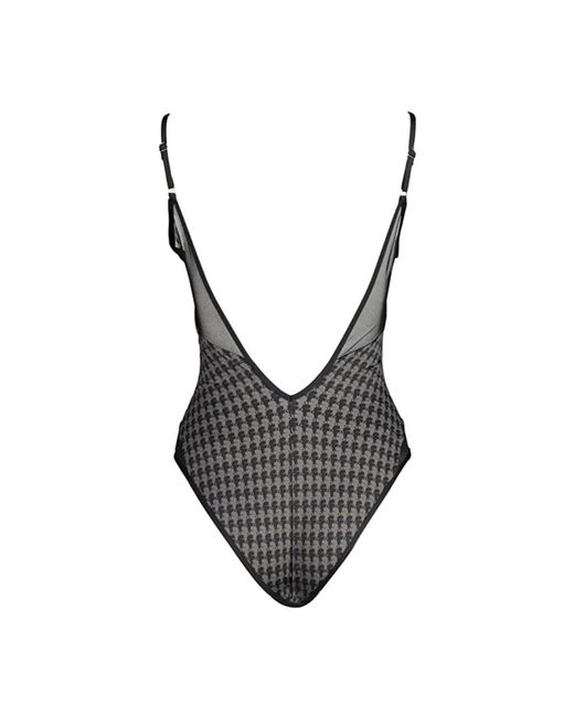 Karl Lagerfeld Badpak Uit Één Stuk Voor Strandkleding in het Gray