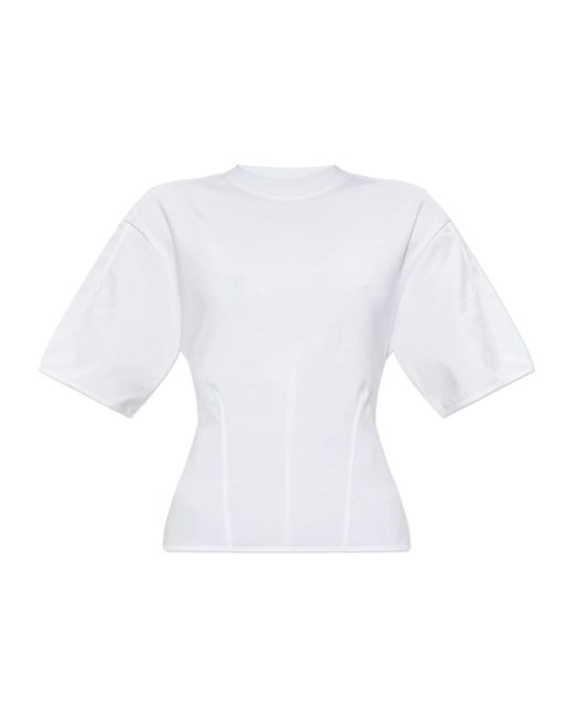 Alexander McQueen T-Shirts in het White