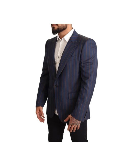 Dolce & Gabbana Blue Blazers for men