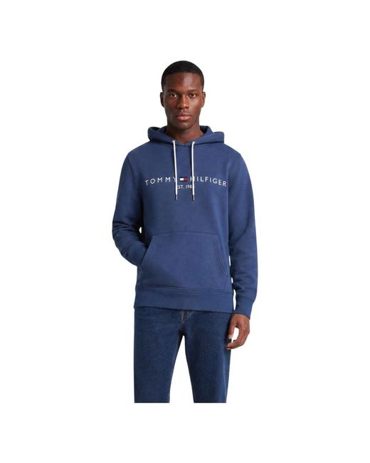 Tommy Hilfiger Blue Hoodies for men