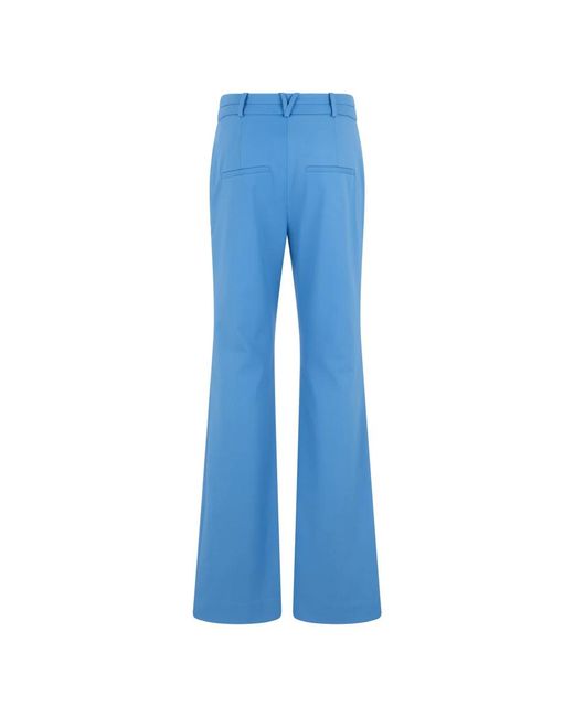 Veronica Beard Blue Wide Trousers