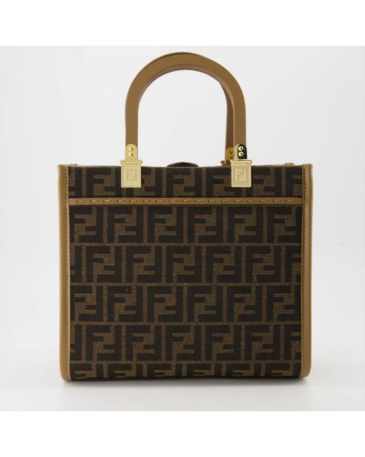 Fendi Brown Shopping Bags