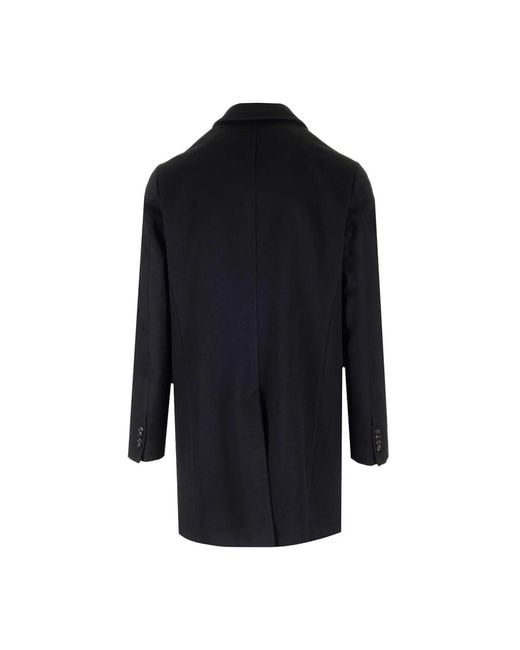 Barba Napoli Blue Single-Breasted Coats for men