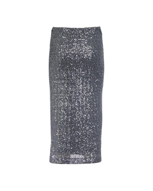 Ottod'Ame Midi Rok in het Gray