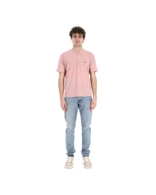 C P Company Red T-Shirts for men