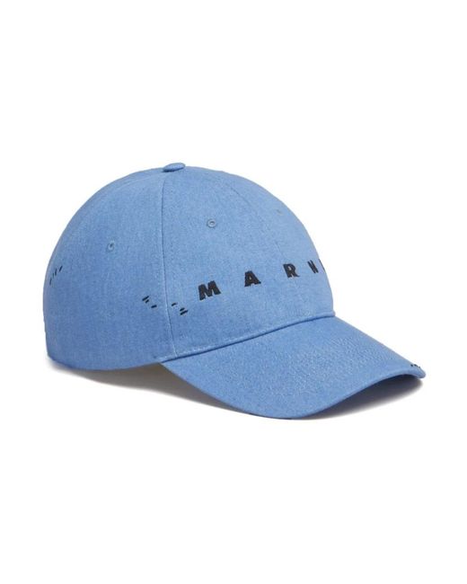 Marni Blue Caps for men