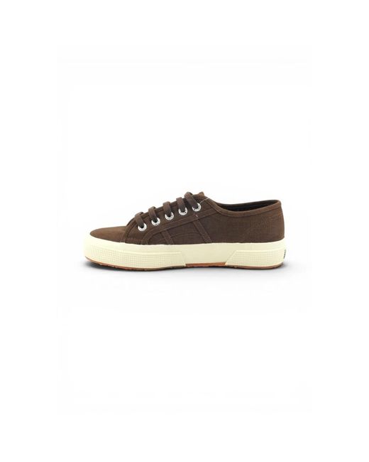 Superga Brown 2750 Linen