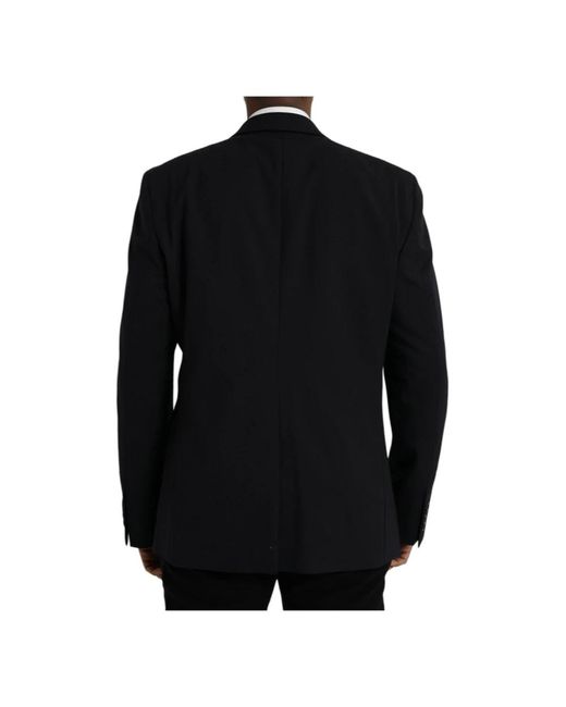 Dolce & Gabbana Slim fit single breasted blazer in Black für Herren