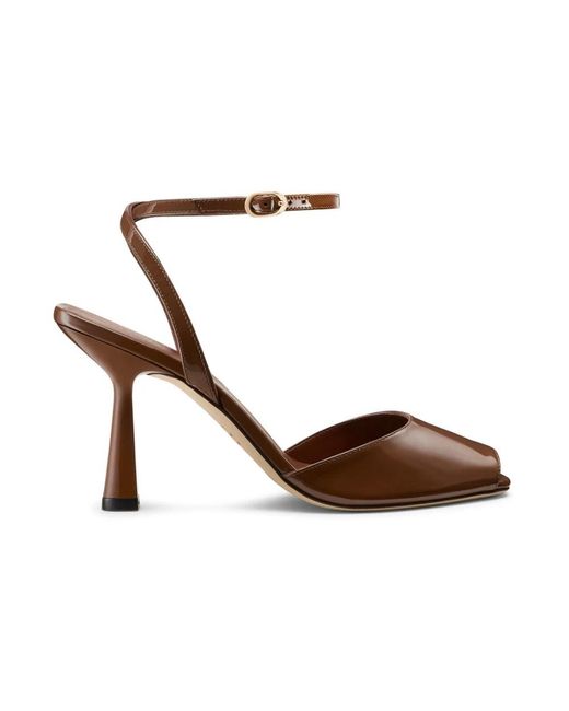 Stuart Weitzman Brown High Heel Sandals