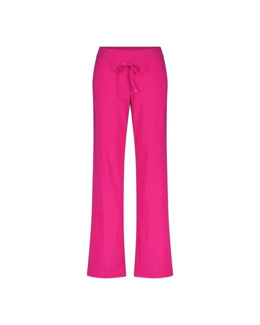 RAFFAELLO ROSSI Pink Wide Trousers