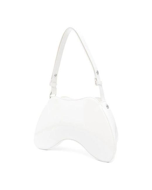 DIESEL White Shoulder Bags