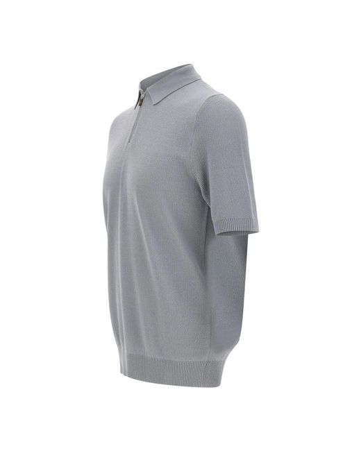 Eleventy Gray Polo Shirts for men