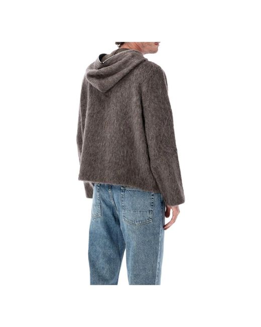 Our Legacy Gray Zip-Throughs for men