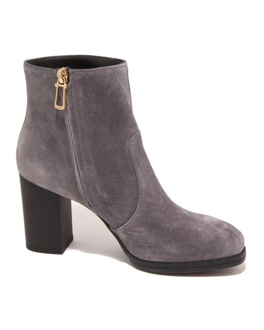 Tod's Purple Heeled Boots