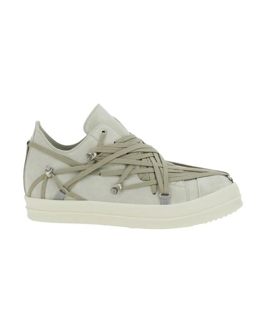Rick Owens Sneakers mit dekorativen oversize-schnürsenkeln in Green für Herren