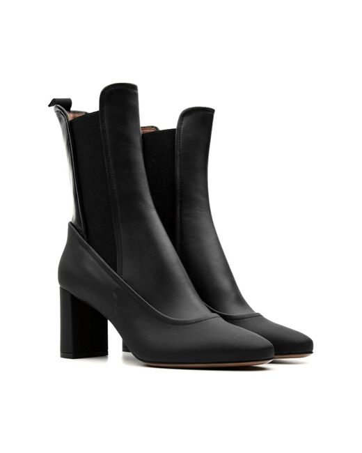 L'Autre Chose Black Heeled Boots