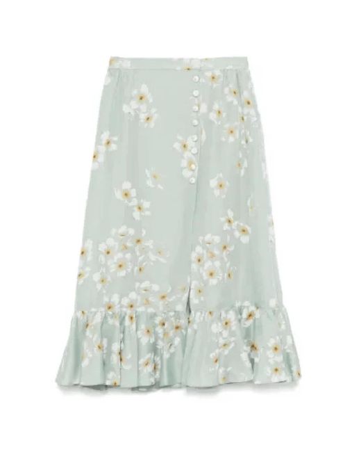 Valentino Green Midi Skirts