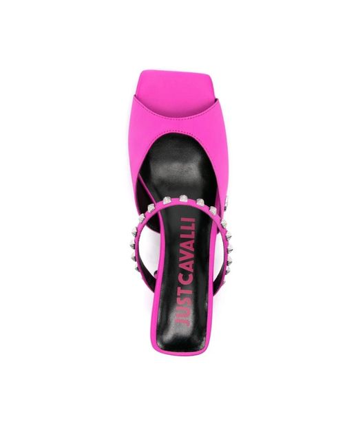 Shoes > heels > heeled mules Just Cavalli en coloris Pink