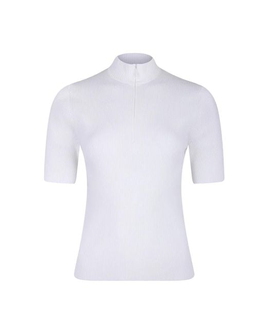 Turtlenecks Tory Burch de color White