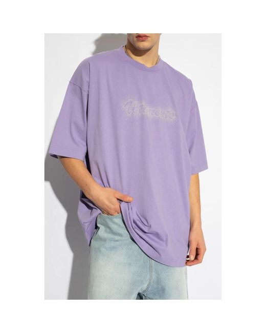Vetements Oversize t-shirt in Purple für Herren