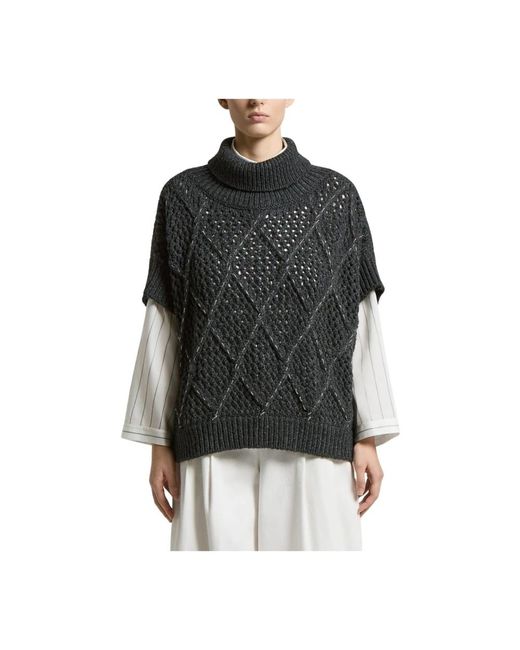 Peserico Black Turtlenecks
