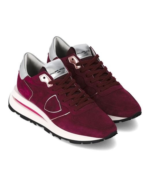 Philippe Model Purple Sneakers