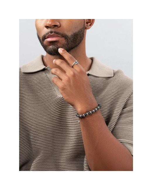 Bracelets Nialaya pour homme en coloris Black