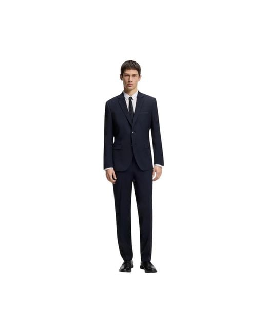 HUGO Blue Suit Trousers for men