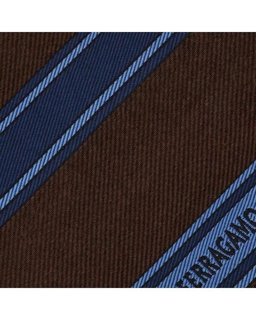 Ferragamo Blue Ties for men
