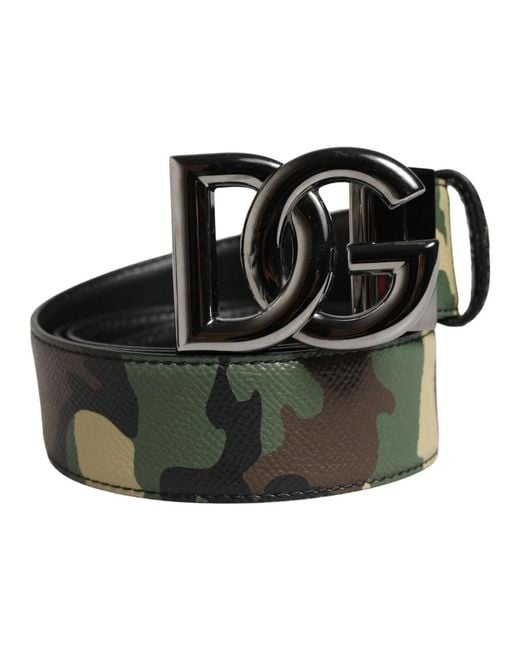 Dolce & Gabbana Black Belts for men