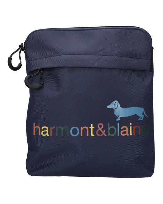 Harmont & Blaine Blue Cross Body Messenger for men