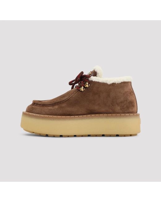 Prada Brown Winter Boots