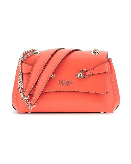 Guess Red Korallrote Lorelei Freundin Schultertasche