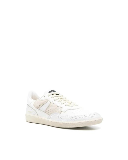 HIDNANDER Mega Leder Sneaker in White für Herren