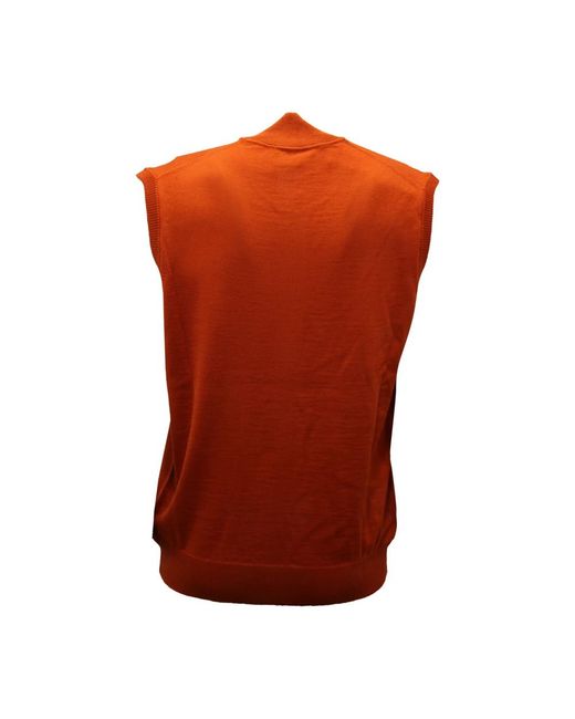 Vests di Alpha Studio in Orange da Uomo