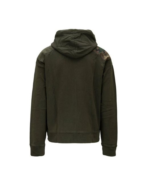 Felpa uomo con coulisse di DSquared² in Green da Uomo