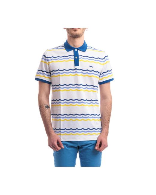 Harmont & Blaine Blue Polo Shirts for men