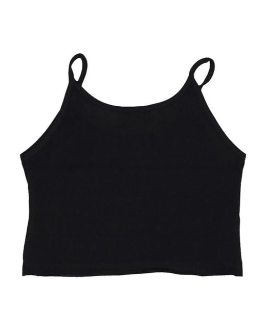 Sleeveless Tops DISCLAIMER de color Black
