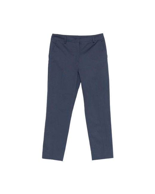 Weekend by Maxmara Blue Cropped Trousers