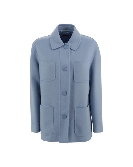 Max Mara Blue Light Jackets